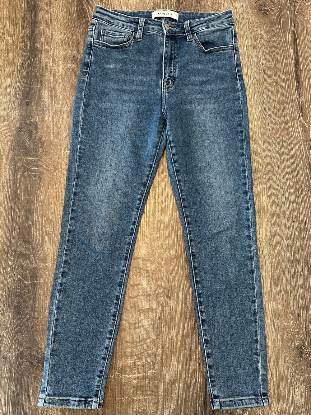 Klique B. - Women's High-Rise Cropped Skinny Jeans - Jeggings - Size 7 or 28